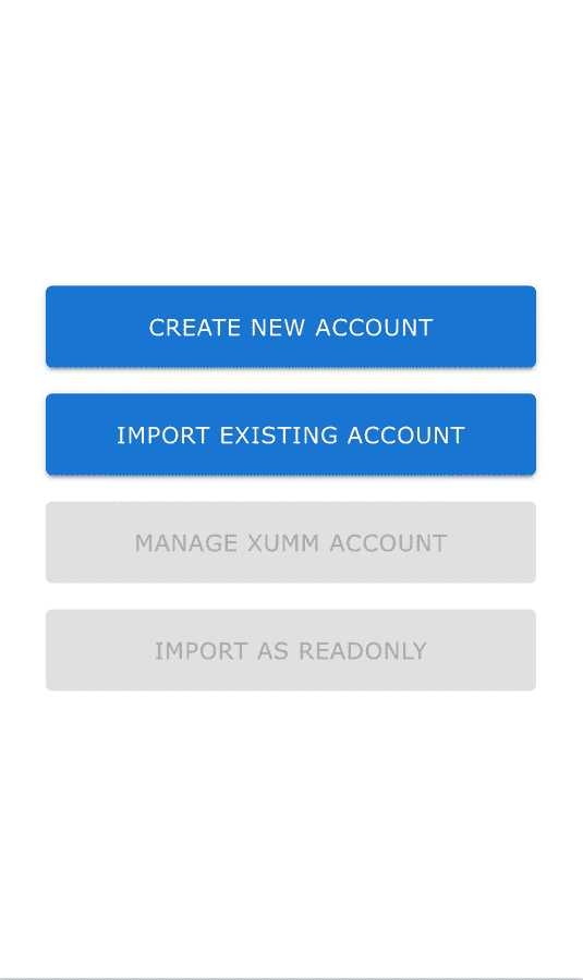 Create or import an XRPL account
